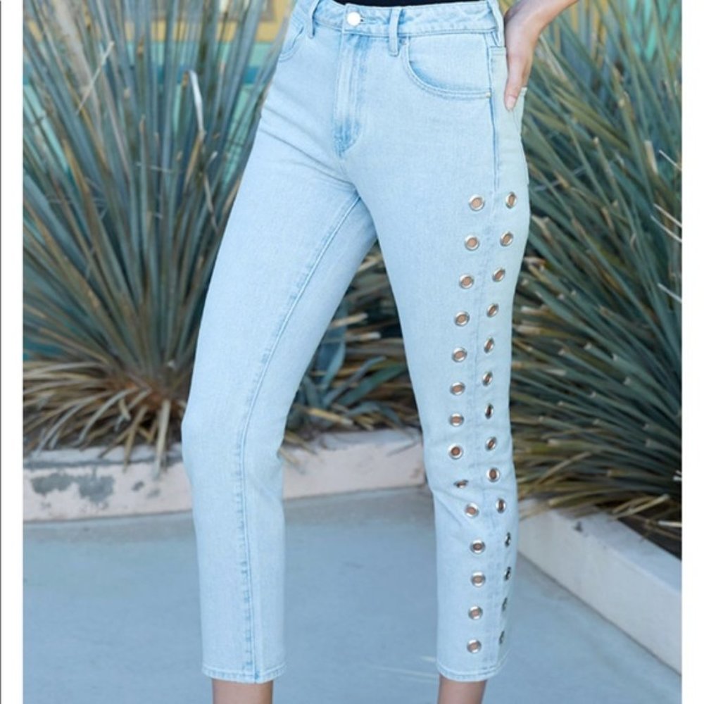 Kendall & Kylie Grommet Jeans